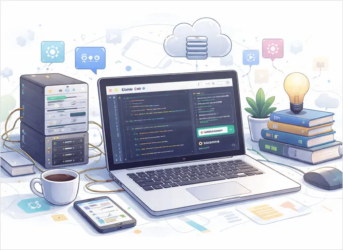 Claude Code with a local model backend on a home setup