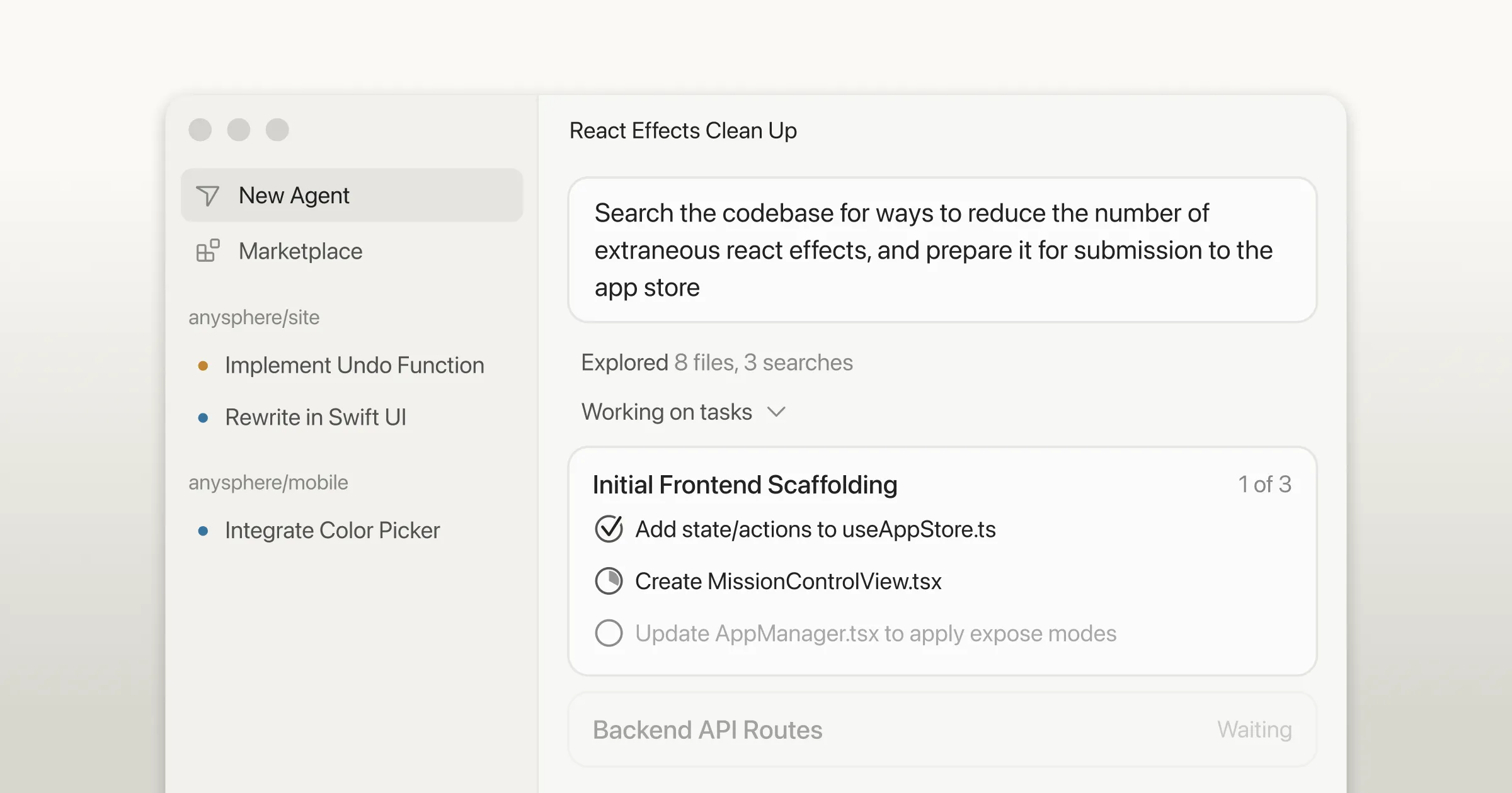 Cursor 3 multi-agent interface