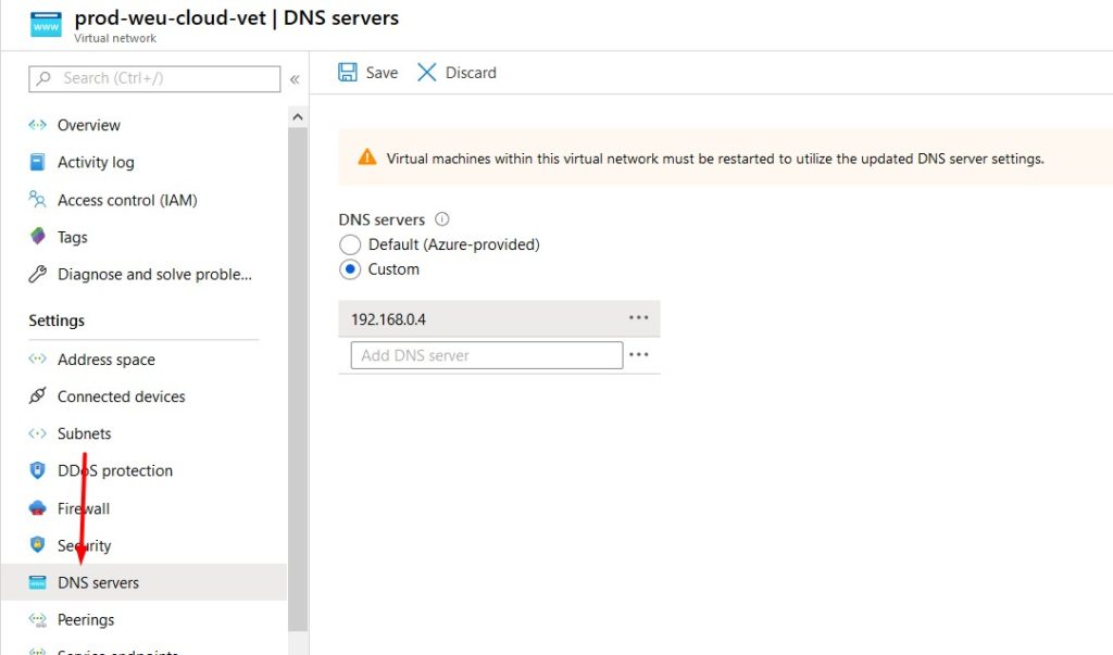 configure dns server