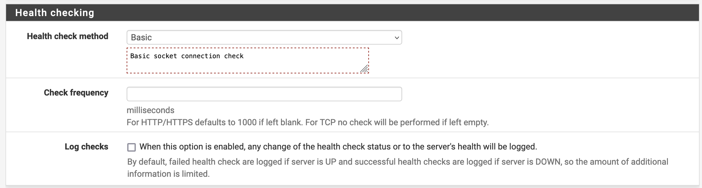 HAProxy backend