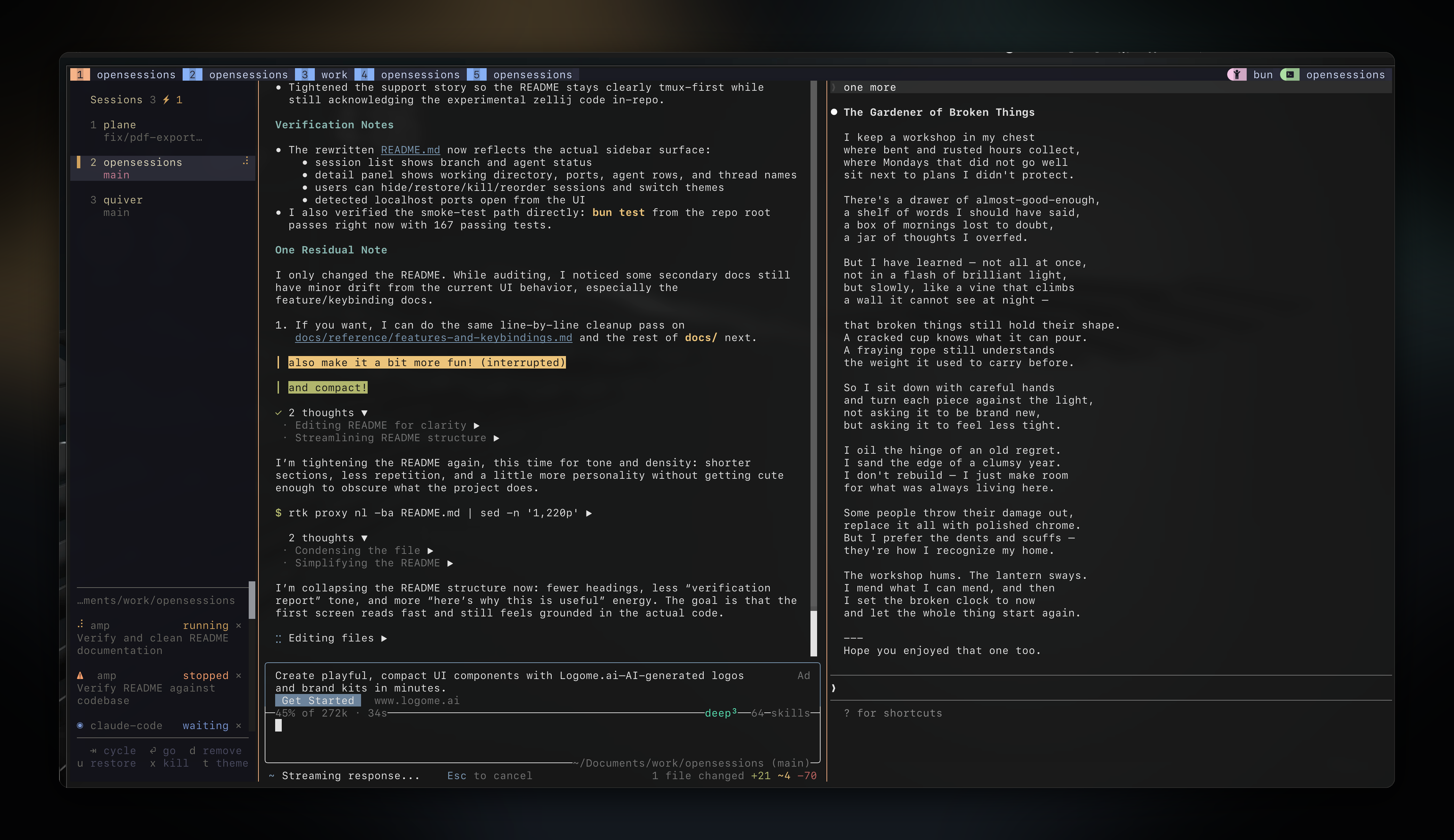 Opensessions MCP