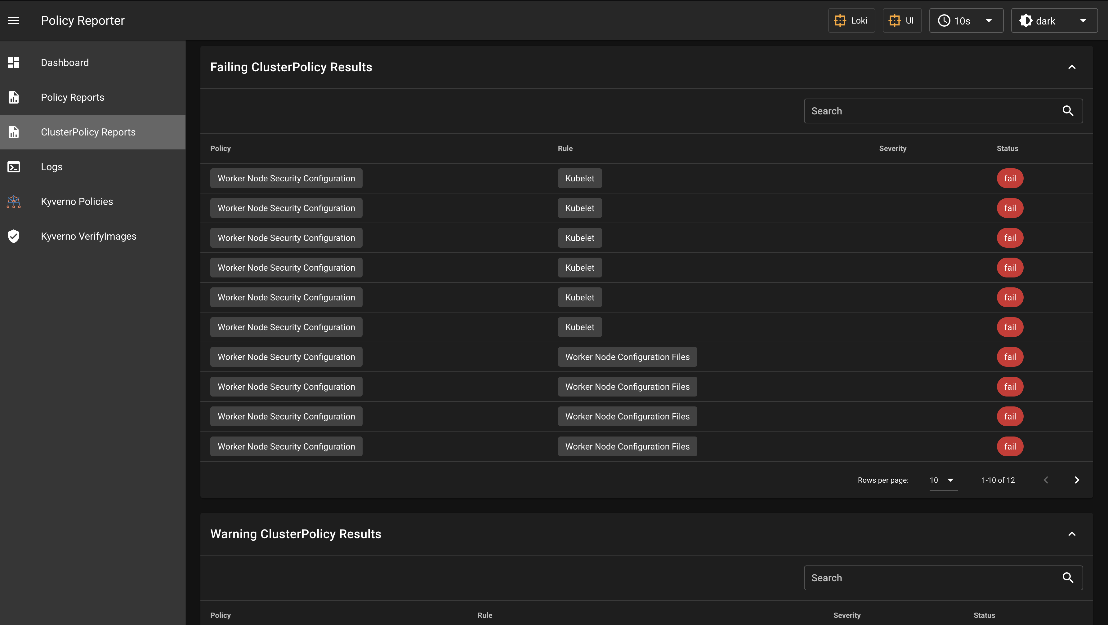 ClusterVulnerabilityReports